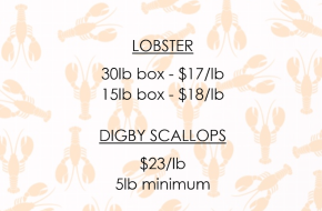 Nova Scotia Lobster and Digby Scallops