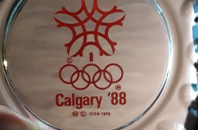 MINT Calgary 88 Winter Olympics Ashtray