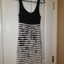 Bodycon Black and White Dress