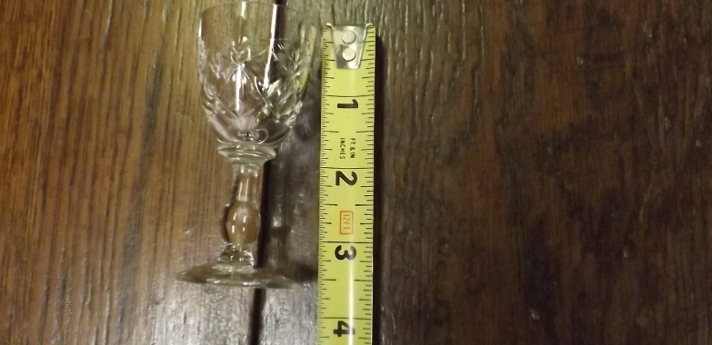 Crystal Liqueur Glasses