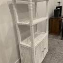 Wicker shelving no longer needed