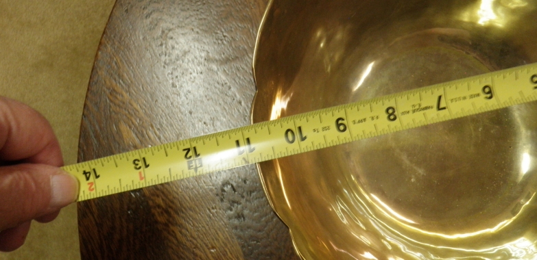 Brass Punch Bowl and Ladle