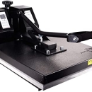 PowerPress HPM-1515-BK Industrial-Quality Digital Sublimation T-Shirt Heat Press Machine, 15″x15″, Black